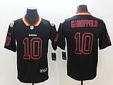 Nike 49ers 10 Jimmy Garoppolo Black Shadow Legend Limited Jersey,baseball caps,new era cap wholesale,wholesale hats